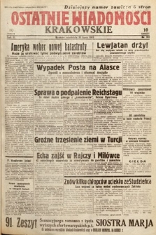 Ostatnie Wiadomości Krakowskie. 1933, nr 202