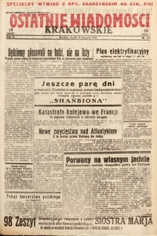 Ostatnie Wiadomości Krakowskie. 1933, nr 219