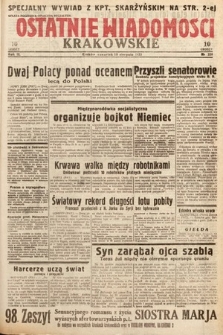 Ostatnie Wiadomości Krakowskie. 1933, nr 220