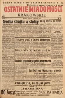 Ostatnie Wiadomości Krakowskie. 1933, nr 223