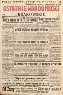 Ostatnie Wiadomości Krakowskie. 1933, nr 224