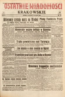 Ostatnie Wiadomości Krakowskie. 1933, nr 227