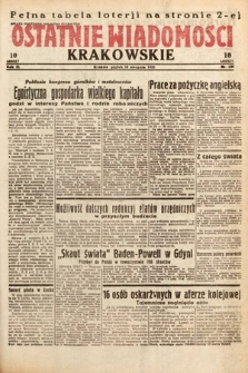 Ostatnie Wiadomości Krakowskie. 1933, nr 228