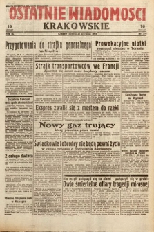 Ostatnie Wiadomości Krakowskie. 1933, nr 236