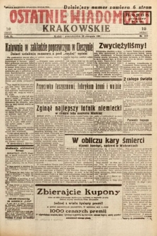 Ostatnie Wiadomości Krakowskie. 1933, nr 238