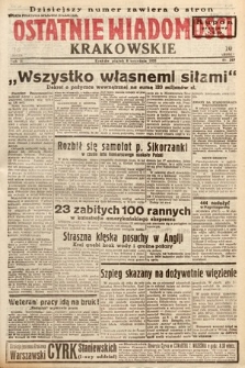 Ostatnie Wiadomości Krakowskie. 1933, nr 249