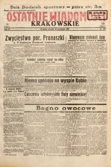 Ostatnie Wiadomości Krakowskie. 1933, nr 253