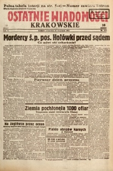 Ostatnie Wiadomości Krakowskie. 1933, nr 262