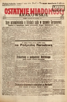 Ostatnie Wiadomości Krakowskie. 1933, nr 265