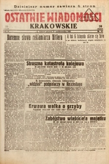 Ostatnie Wiadomości Krakowskie. 1933, nr 301