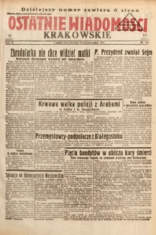 Ostatnie Wiadomości Krakowskie. 1933, nr 304