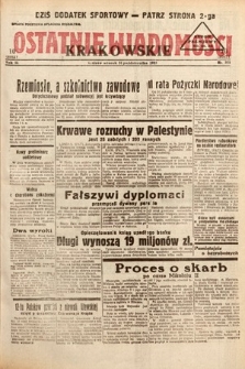 Ostatnie Wiadomości Krakowskie. 1933, nr 305