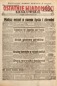 Ostatnie Wiadomości Krakowskie. 1933, nr 307