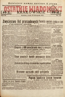 Ostatnie Wiadomości Krakowskie. 1933, nr 334