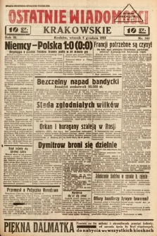 Ostatnie Wiadomości Krakowskie. 1933, nr 340