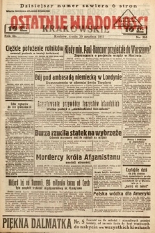 Ostatnie Wiadomości Krakowskie. 1933, nr 355
