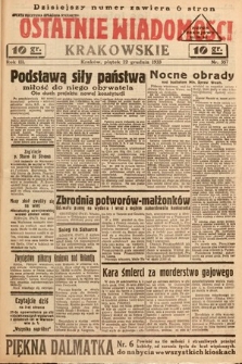 Ostatnie Wiadomości Krakowskie. 1933, nr 357