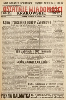 Ostatnie Wiadomości Krakowskie. 1933, nr 360