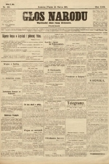 Głos Narodu (wydanie poranne). 1915, nr 153