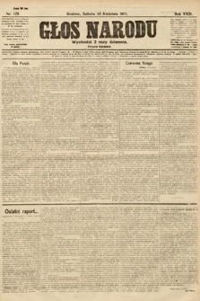 Głos Narodu (wydanie wieczorne). 1915, nr 179