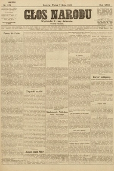 Głos Narodu (wydanie wieczorne). 1915, nr 229