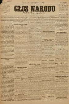 Głos Narodu (wydanie poranne). 1915, nr 314