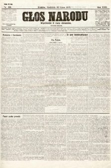 Głos Narodu (wydanie poranne). 1915, nr 358