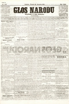 Głos Narodu (wydanie poranne). 1915, nr 419