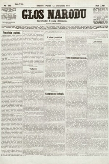 Głos Narodu (wydanie popołudniowe). 1915, nr 583