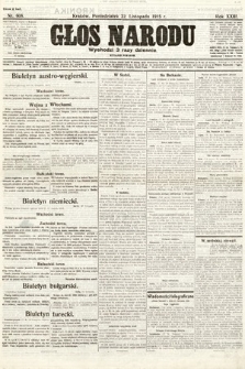 Głos Narodu (wydanie poranne). 1915, nr 608