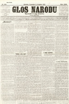Głos Narodu (wydanie popołudniowe). 1915, nr 654