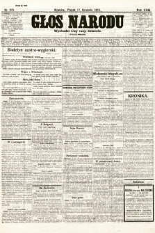 Głos Narodu (wydanie poranne). 1915, nr 675