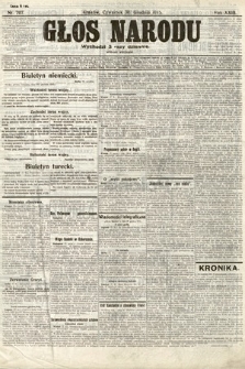 Głos Narodu (wydanie wieczorne). 1915, nr 707