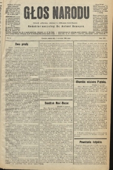 Głos Narodu : dziennik polityczny, założony w r. 1893 przez Józefa Rogosza (wydanie wieczorne). 1906, nr 8