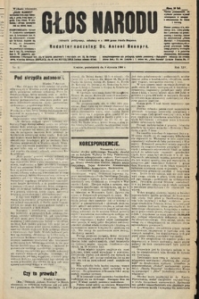 Głos Narodu : dziennik polityczny, założony w r. 1893 przez Józefa Rogosza (wydanie wieczorne). 1906, nr 11