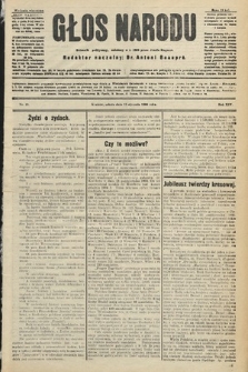Głos Narodu : dziennik polityczny, założony w r. 1893 przez Józefa Rogosza (wydanie wieczorne). 1906, nr 21