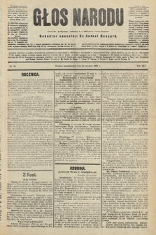 Głos Narodu : dziennik polityczny, założony w r. 1893 przez Józefa Rogosza (wydanie poranne). 1906, nr 36