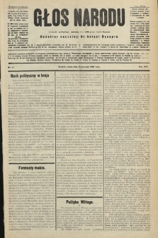 Głos Narodu : dziennik polityczny, założony w r. 1893 przez Józefa Rogosza (wydanie wieczorne). 1906, nr 41
