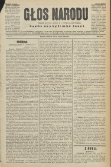 Głos Narodu : dziennik polityczny, założony w r. 1893 przez Józefa Rogosza (wydanie poranne). 1906, nr 73