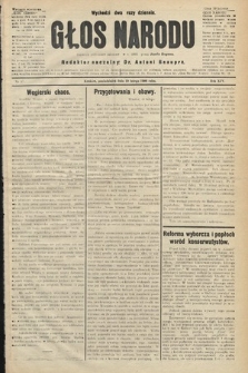 Głos Narodu : dziennik polityczny, założony w r. 1893 przez Józefa Rogosza (wydanie wieczorne). 1906, nr 87