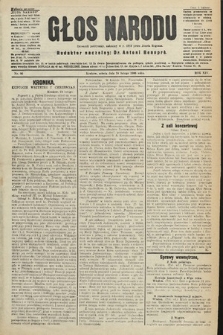 Głos Narodu : dziennik polityczny, założony w r. 1893 przez Józefa Rogosza (wydanie poranne). 1906, nr 96