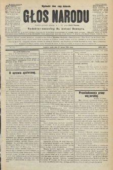 Głos Narodu : dziennik polityczny, założony w r. 1893 przez Józefa Rogosza (wydanie wieczorne). 1906, nr 104