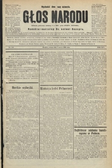 Głos Narodu : dziennik polityczny, założony w r. 1893 przez Józefa Rogosza (wydanie wieczorne). 1906, nr 109
