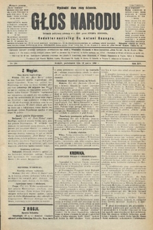 Głos Narodu : dziennik polityczny, założony w r. 1893 przez Józefa Rogosza (wydanie poranne). 1906, nr 134