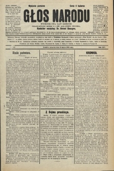 Głos Narodu : dziennik polityczny, założony w r. 1893 przez Józefa Rogosza (wydanie poranne). 1906, nr 152