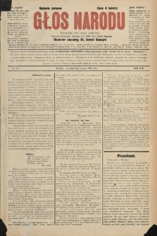 Głos Narodu : dziennik polityczny, założony w r. 1893 przez Józefa Rogosza (wydanie poranne). 1906, nr 214
