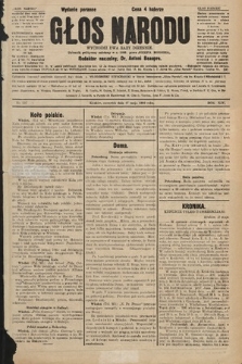 Głos Narodu : dziennik polityczny, założony w r. 1893 przez Józefa Rogosza (wydanie poranne). 1906, nr 237