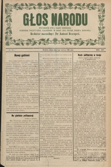 Głos Narodu : dziennik polityczny, założony w r. 1893 przez Józefa Rogosza. 1906, nr 265