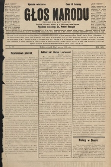 Głos Narodu : dziennik polityczny, założony w r. 1893 przez Józefa Rogosza (wydanie wieczorne). 1906, nr 272