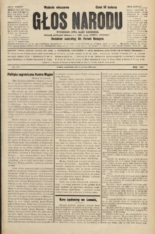 Głos Narodu : dziennik polityczny, założony w r. 1893 przez Józefa Rogosza (wydanie wieczorne). 1906, nr 279